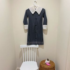 Rubie's, Wednesday (from the Adams family) costume. Size medium youth (girl).